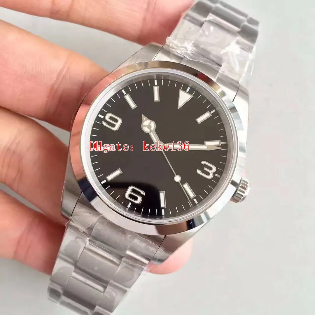 الساعات الأخرى ممتازة الساعات العلوية BP Menwatches 21427077200 214270 39mm Stainless Steel 316L Luminescent Glass 2813 Movement Mechanical Automat