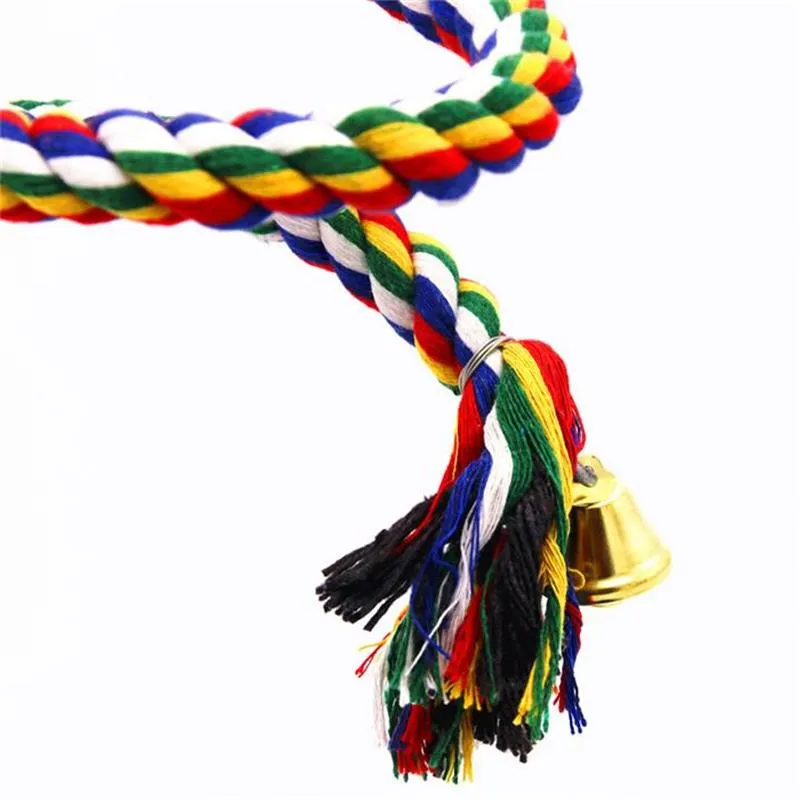 Parrot Rope Hanging Braided Budgie Chew Rope Perch Parrot Cage Decoration  Cockatiel Toy Pet Stand Training Accessories Conure Swing Supplies From  Shelly_2020, $2.63