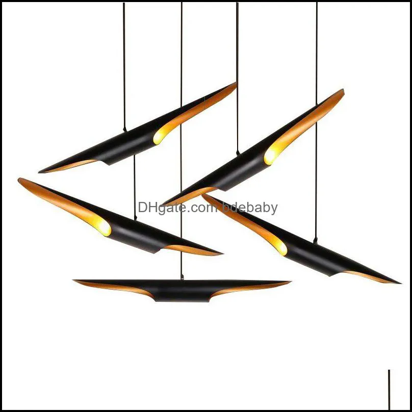 Modern design lamp Delightfull Coltrane Wall Lamp Black Gold Inclined Wall Light up down aluminum pipe lights