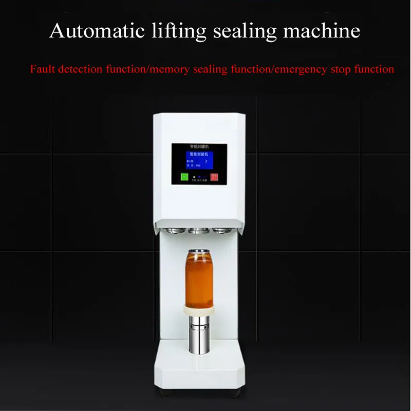 Alta eficiência 55mm bebida frasco selador latas máquina de selagem bebida máquina de separmer para café soda