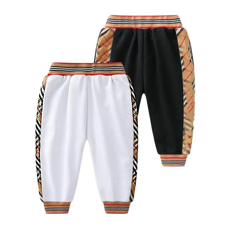 Mooie Baby Jongens Meisjes Geruite Broek Katoen Kinderen Casual Broek Lente Herfst Kinderen Sportbroek Joggers Kind Broek 1-7 jaar