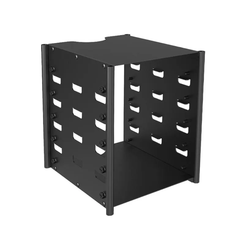 Kable komputerowe Złącza Acasis Hard Drive Bracket 5 Warstwy Półka Disk Organizator Box HDD Rack Desktop Zewnętrzne Dyski Klatka