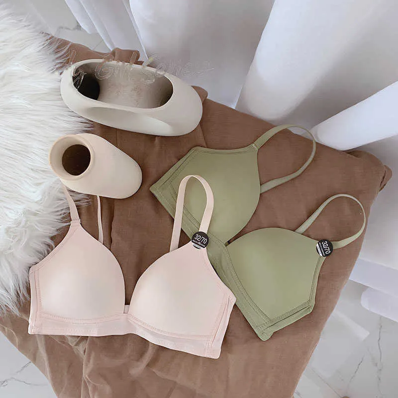 Yellow Roseheart Wireless Bra Set Back Sexy One Piece Cotton Panties And  Briefs For Women Fashionable Lingerie Underwear A B Q0705 From Sihuai03,  $9.21