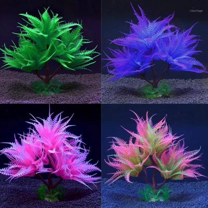 Aquarium Decorations Simulation Green Artificial Eco Friendly Plastic