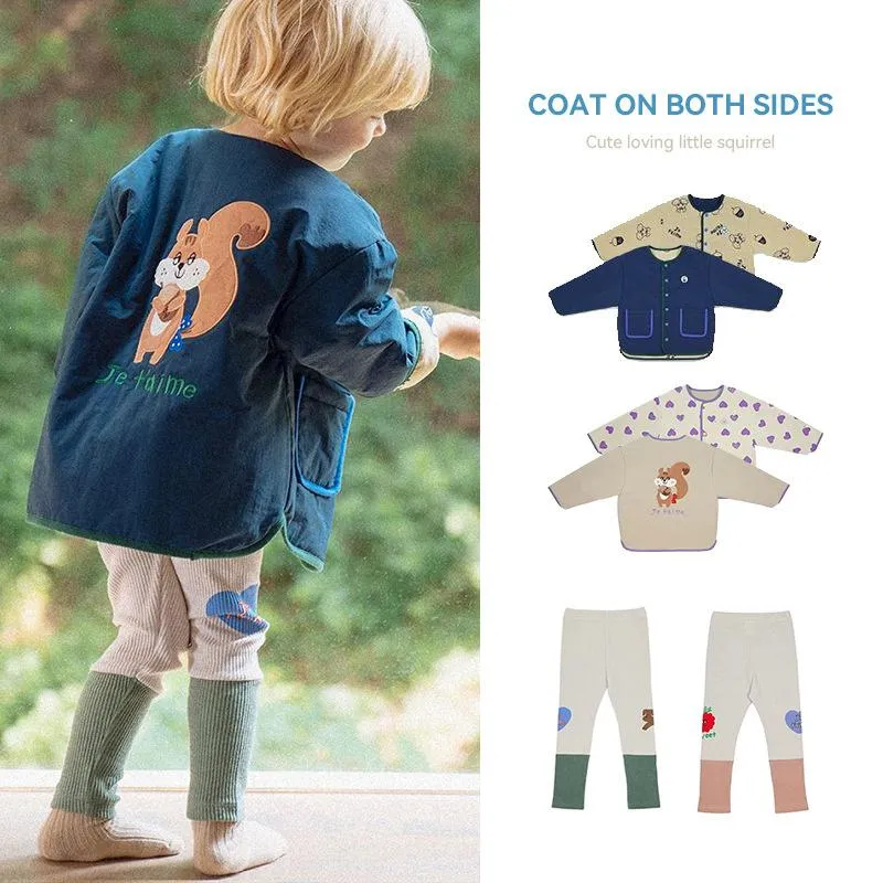 Giacche Giacca per bambini Autunno 2021 Inverno Boys Abbigliamento Ragazze Capispalla Cappotti Tight Pants Bambino Moda
