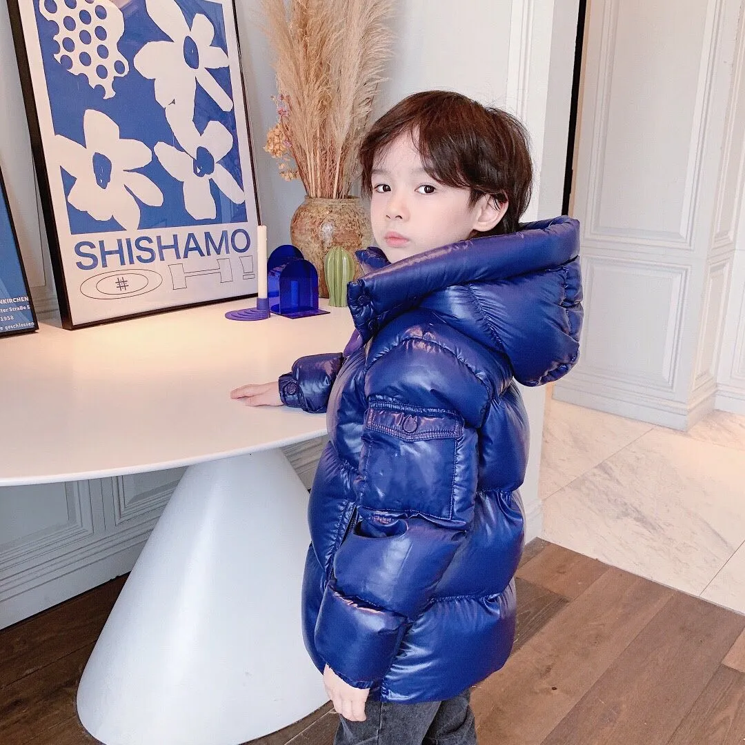 Boys Winter Coat - Hooded Puffer Jacket Parka, Warm & Windproof For Cold Weather