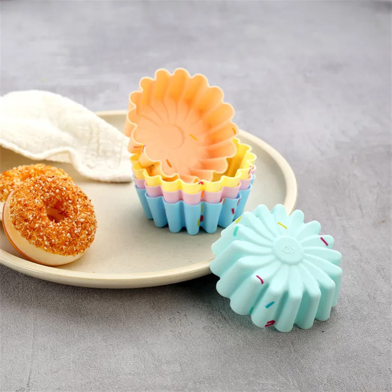 24 Pirottini In Silicone Per Cupcake E Muffin – Riutilizzabili, Antiaderenti, Resistenti Al Calore, Per Forno, Microonde E Lavastoviglie - 4