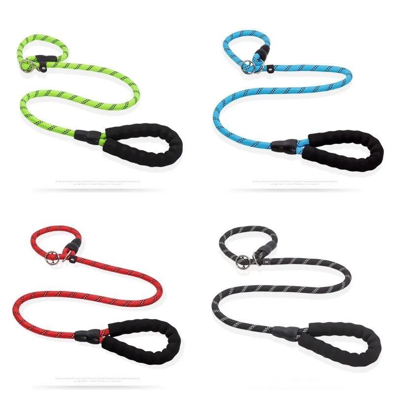 Pet Dog Nylon Rope Training Leashes 1.2 Meters Pets Animals Leash Supplies Accessories