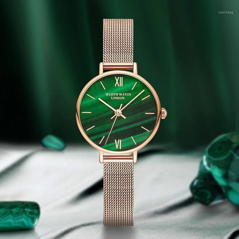 Orologi da polso Orologi femminili Moda carino 31 mm verde orologio coreano luminoso regalo da donna