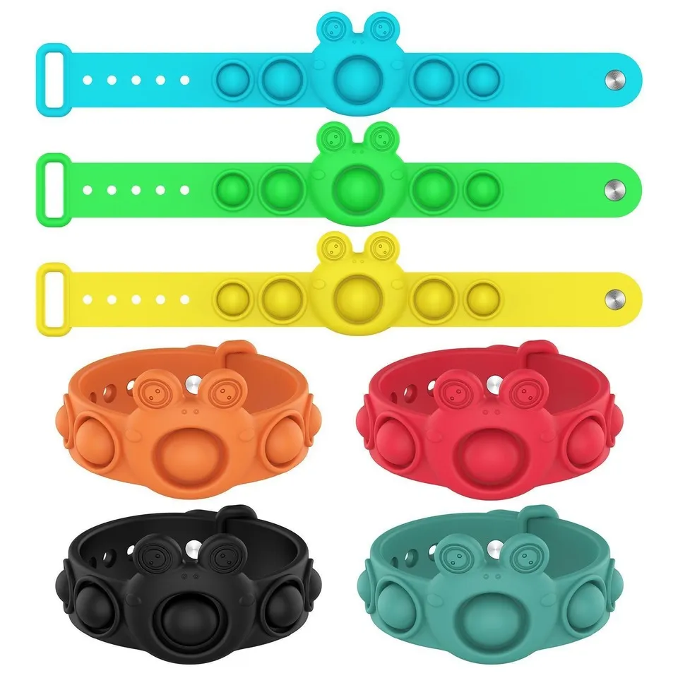 4-teiliges Pop It Fidget Toy Set – Bunte Silikon-Bubble-Spielzeuge Für Kinder & Erwachsene