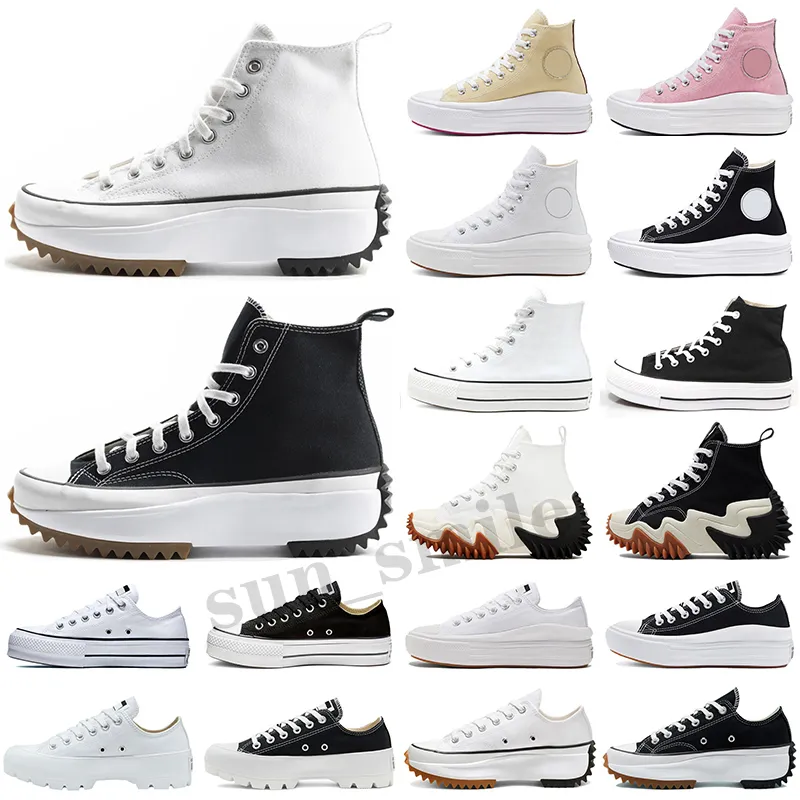 Chuck Taylor All Star Platform Move Run Star Hike Lugged Motion Kadın Tüm Yıldızlar Çalıştırma Hareket Tuval Ayakkabıları Nefes Yüksek Üst Sneaker Kız Moda Kalın Alt Platformu