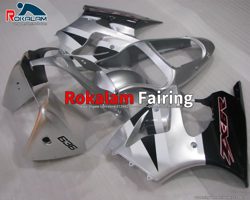 Bodywork Motorbike Cover Fairings For Kawasaki Ninja ZX6R ZX 6R 2001 2002 Aftermarket Fairing (Injection Molding)