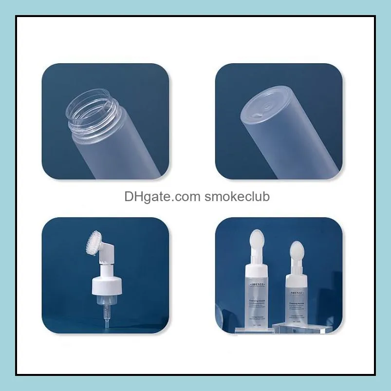 Travel Foamer Mousse Bottles Jar Container Plastic Empty Face Foam Bottle with Pump Hand Wash Soap Dispenser Bubbling Vials SN5374