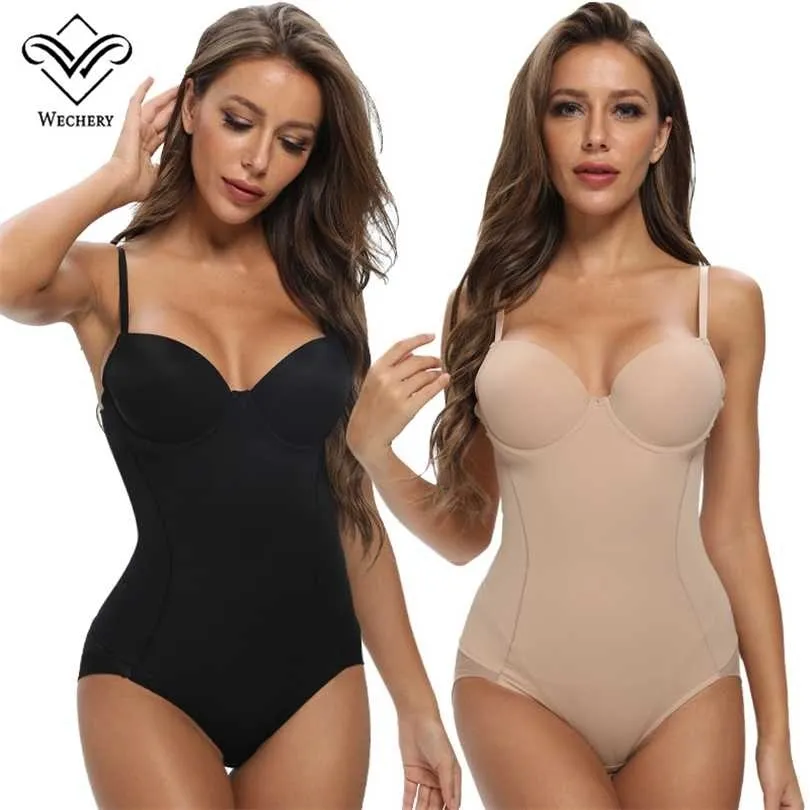 Shapewear Body Sous-vêtements Minceur Corps Sexy Body Body Shaper Lingerie Noir Tondeuse Modélisation Sangle 211218