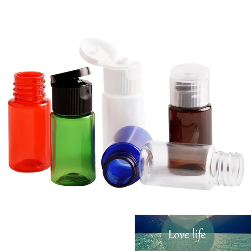100 x 10ml Przezroczyste Mini Travel Butelka Próbka kosmetyczna Butelki plastikowe Fiolki Pet Fiolka, Małe Pojemniki na Małe Szampon Cena Fabryczna Cena Ekspertowa Jakość
