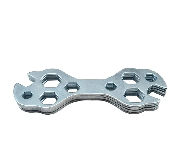 Bicycle Flat Hexagon Wrench Portable Multi-holes Bike Repair Tool Handheld Wrench for Removing Installing Screws