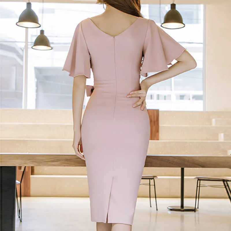 pink bodycon dress amazon YANRU women's tropical dresses Neon Pink Bodycon Dress (Color : Hot Pink,  Size : XL) : Buy Online at Best Price in KSA