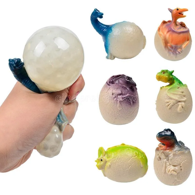 Fidget Brinquedo Anti Dinossauro Dinossauro Egg Novelty Diversão Splat Grape Venagem Bolas Esprema Stresses Relisor Gags Práticas Jokes Brinquedos Engraçados Gadgets Cy04
