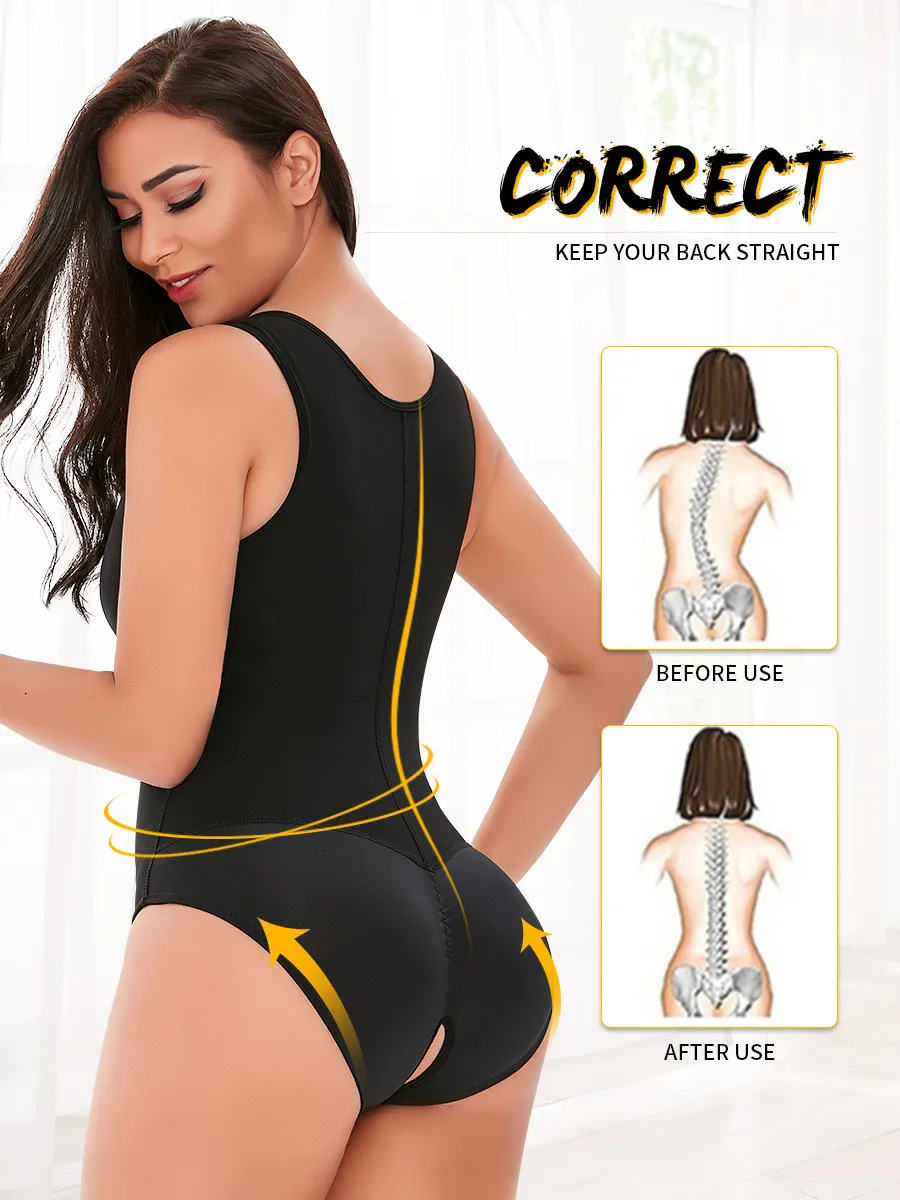 Fajas Slimming Bodysuit Corset Butt Lift Tummy Shapers Waist Trainer Underwear High Quality Shapewear Underwear Body Shapers (22)