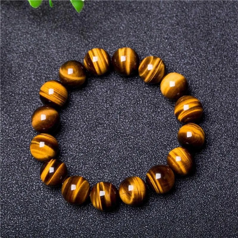 Charm Bracelets Natural South African Tiger Eye Stone Bracelet Diy Jewelry Wholesale