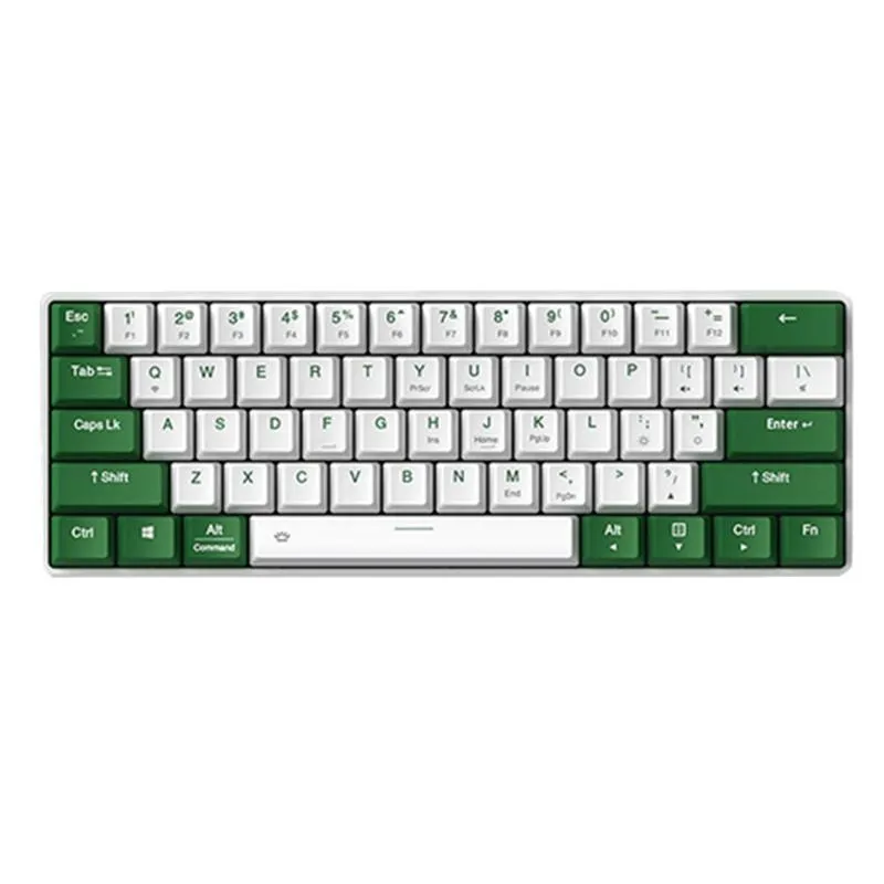 لوحات المفاتيح EK861 61 مفاتيح PBT Keycaps Wireless 60٪ لوحة مفاتيح الألعاب الميكانيكية Compact Bluetooth for Notebook PC لعبة - الضوء الأزرق