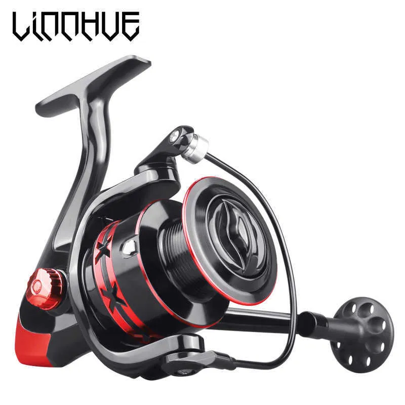 LINNHUE Fishing Reel HA1000 7000 Spinning Reel Rubber Grip 5.2:1 Max Drag  8KG Carp Fishing Saltwater Fishing Accessories Pesca H1014 From 30,55 €