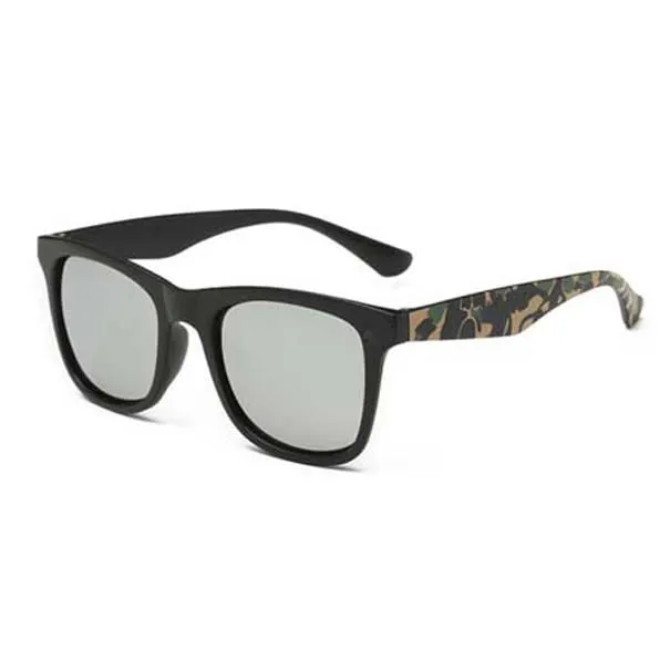 Mode camo solglasögon kvinnor märke sport män solglasögon kamouflages design glasögon utomhus uv400 solglasögon svarta skivglasögon