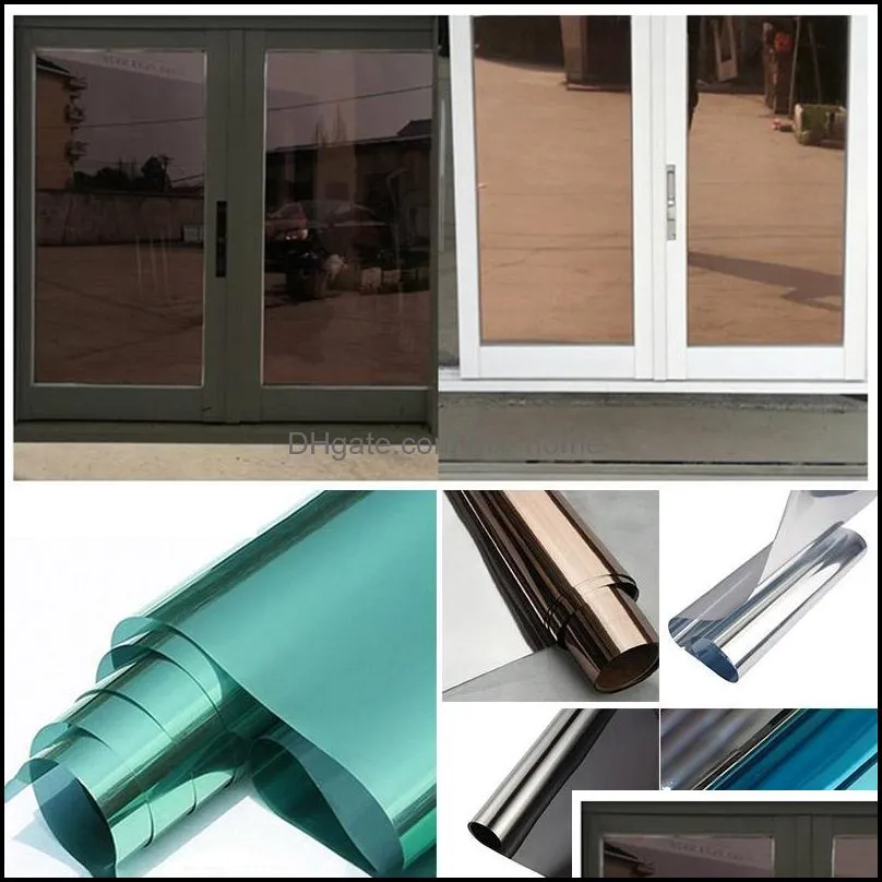 Window Stickers Home Windows Glass Balcony Shading Thermal Insulation Sunscreen Film 30cmx2m