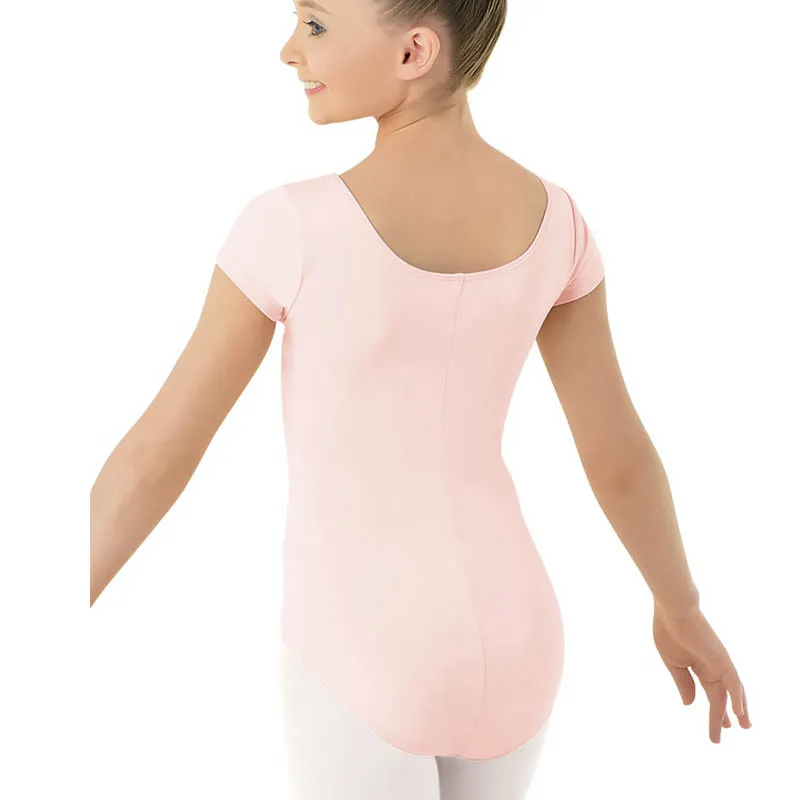 Kleinkind Mädchen Kurzarm Dancewear Trikot Spandex Künstlerische Gymnastik Tops Für Kinder Tanz Kleidung Ballett Body Dehnbar Für D3152