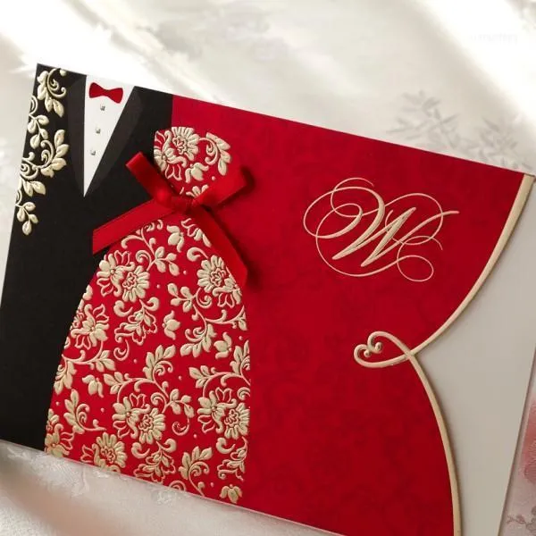 Cartes de vœux Invitations de mariage créatives en gros-élégantes Carte personnalisable imprimable gratuite, 1