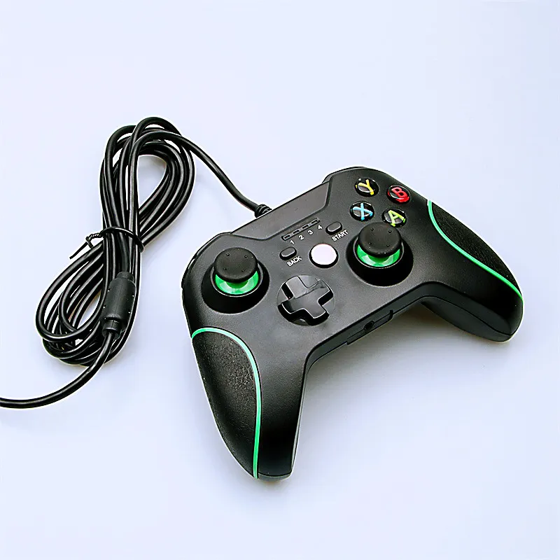 Manette de jeu filaire Xbox One de haute qualité Manette de jeu précise pour console X-BOX / PC avec boîte de vente au détail