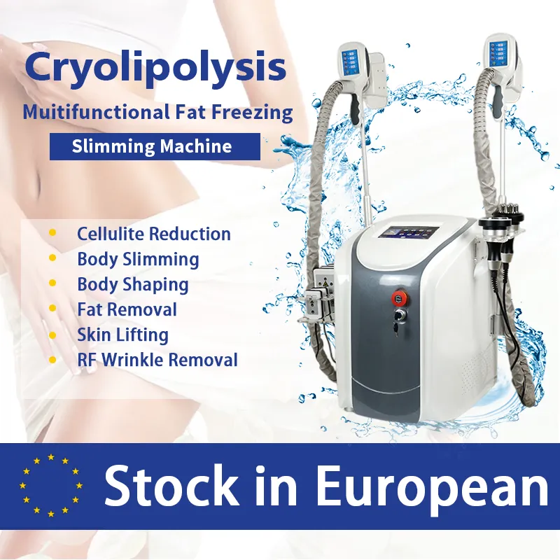 2022 Portable Cryolipolysis Freezing Slimming Machine Cryotherapy Ultraso und RF Liposuction Lipo Laser Machine