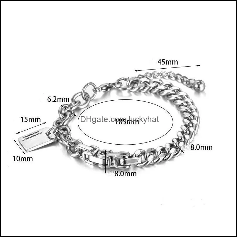 Link, Chain NANDESI High Quality Stainless Steel Braided Bracelet Bangle Men Hip Hop Party Rock Jewelry