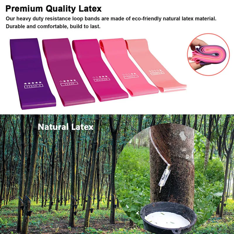 Resistance Bands Set Fitness Equipment Yoga Gym Strength Workout