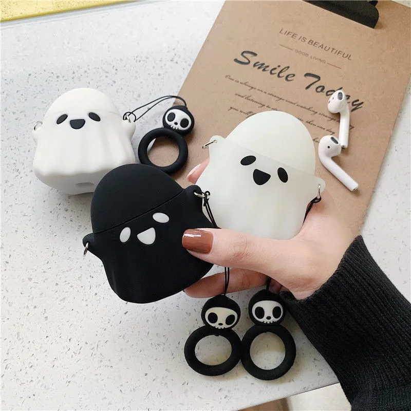 2021 Ghost headset accessories For Apple Airpods Pro Case Ultralight Airpod Protector Cover Headsets Accessories Earpod Anti-drop