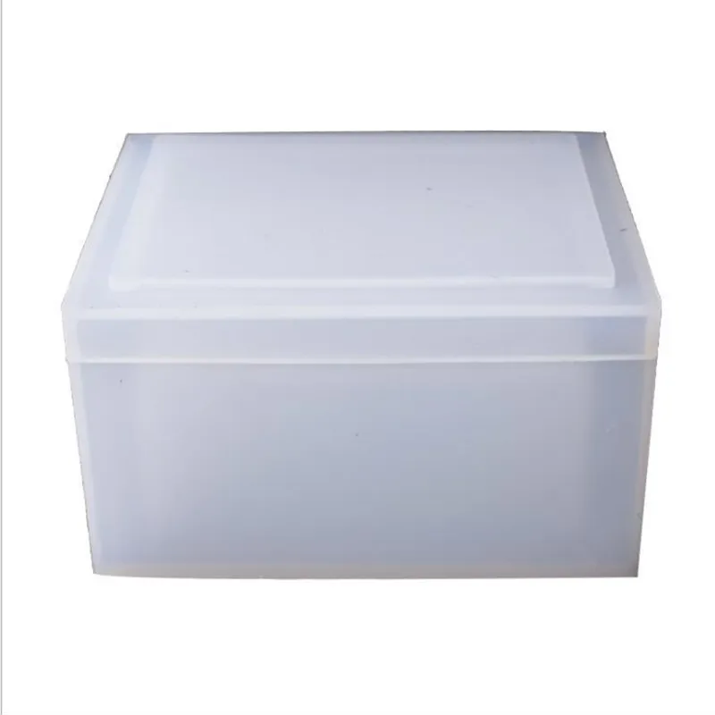 Moules En Silicone Pour Boîtes De Rangement En Résine époxy - Lot De 3 (2 Boîtes + 1 Couvercle) - Inclus Feuilles D'or Et D'argent, Bâtons - Pour Bijoux, Cosmétiques