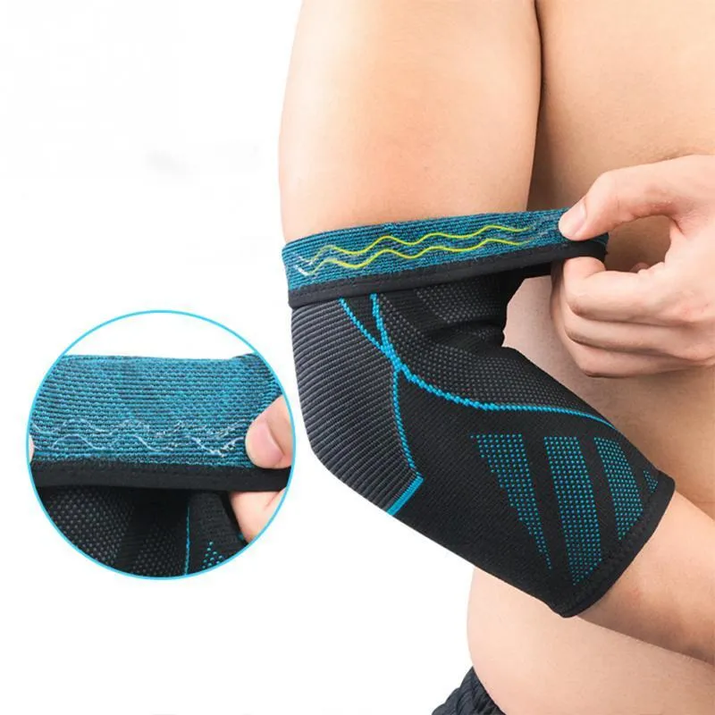 Elbow & Knee Pads 1pc Warm Anti Slip Joint Pain Basketball Elastic Compression Sports Guard Sleeve Resilience Knitting Arm Protector