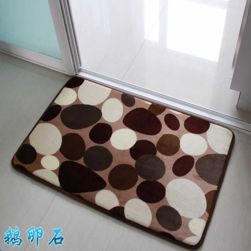 Tappetini Da Bagno Assorbenti 43x61 Cm, Antiscivolo, Lavabili In Lavatrice - Nero