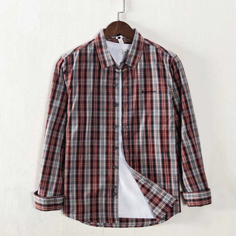 Plaid overhemd top