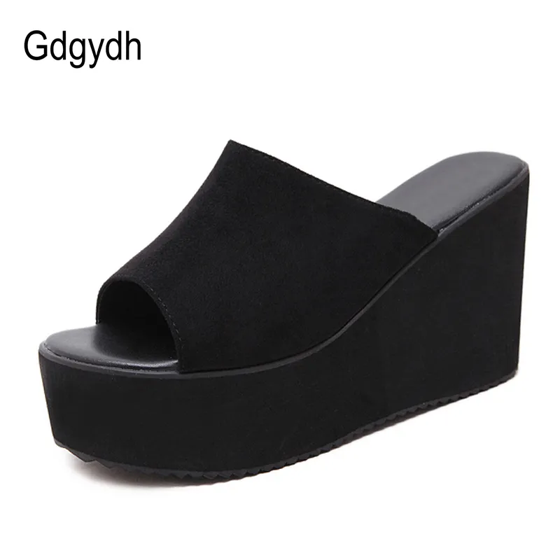 Gdgydh Summer Slip on Women Widges Sandals Platform High High Cheels Open Open Ladies Ladies Nasual Shoes Mostmy Promotion Sale J2023