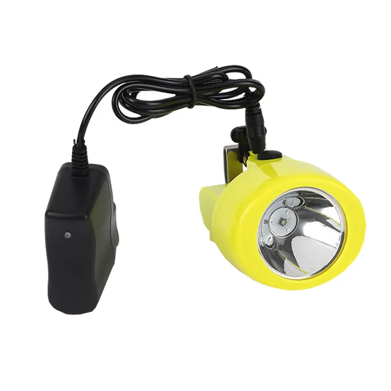 Farol de mineração LED KL3LM recarregável Miner Cap Light Safety Hard Hat Lamp