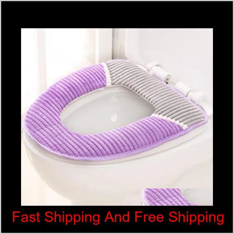 toilet cover seat lid pad bathroom protector closestool soft warmer pedestal pan all shape toilet seat cover mat wc cover case