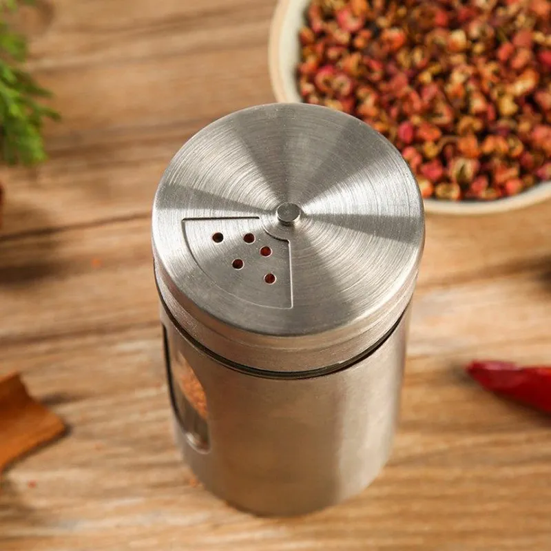 Outils de cuisine Coupe de cure-dents Spice Pepper Jar Stockage de bouteilles Distributeur d'assaisonnement Conteneur Shaker DH2045