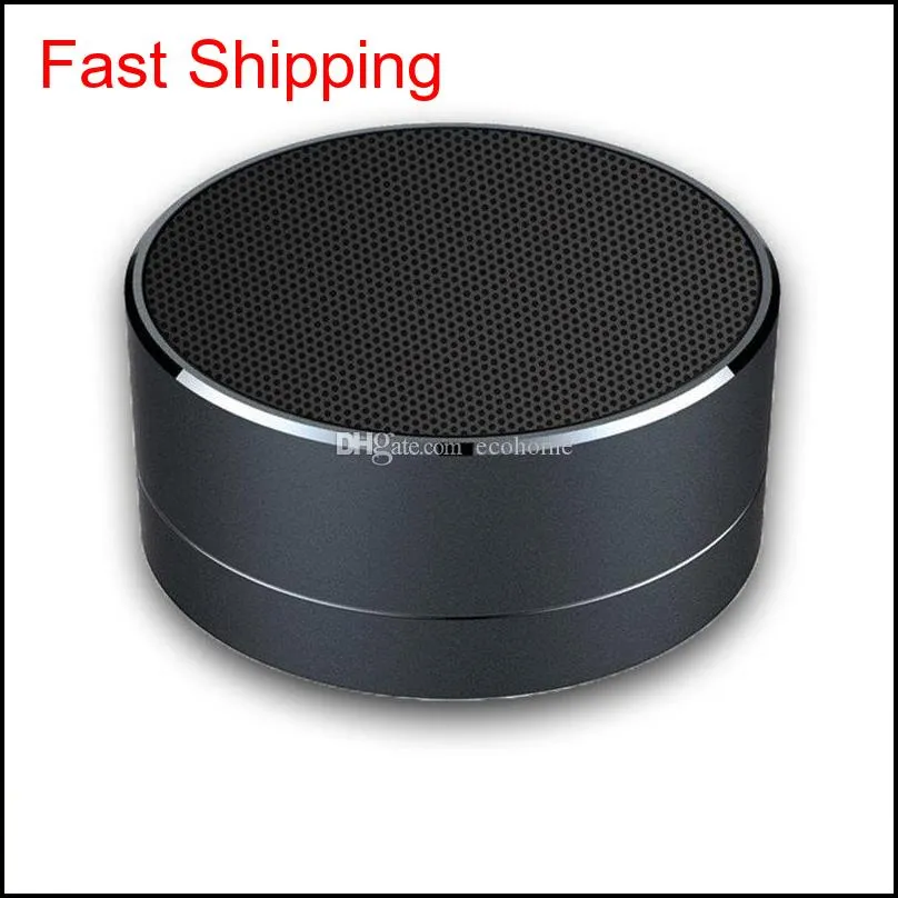 mini portable speakers a10 bluetooth speaker wireless hands with fm slot led audio player for mp3 tablet pc in box