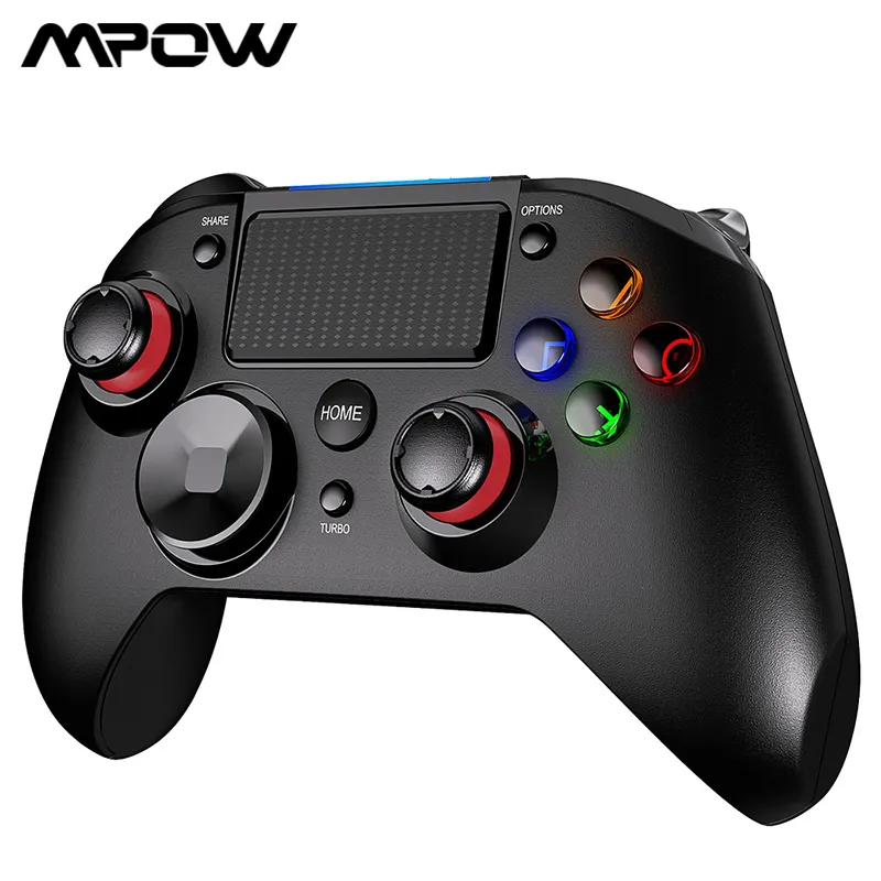 Mpow PC263 Controller di gioco wireless PS4/PS3 Joystick aggiornato Gamepad Trigger multiplo Vibrazione Telefono cellulare PC TV Box