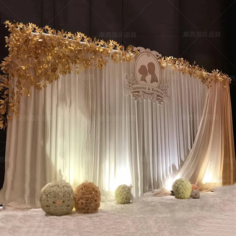 Wedding discount curtain backdrop