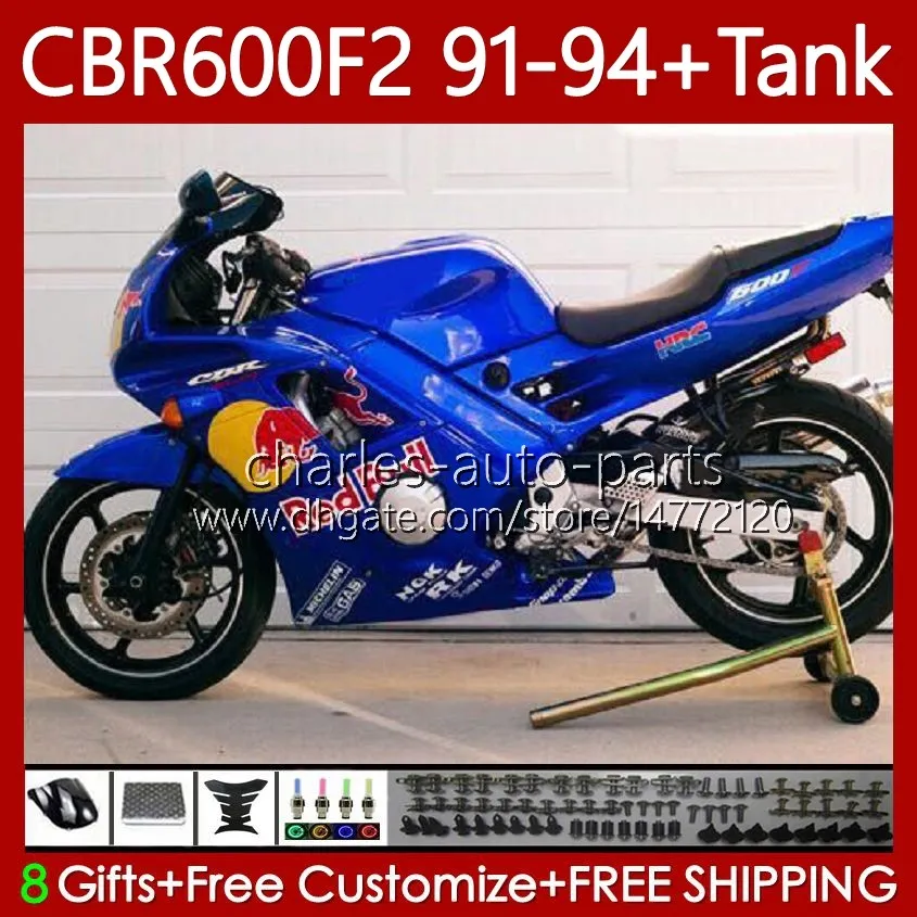 OEM-Verkleidungen für HONDA CBR 600 CBR600 F2 FS CC 600FS 600F2 1991–1994 63Nr