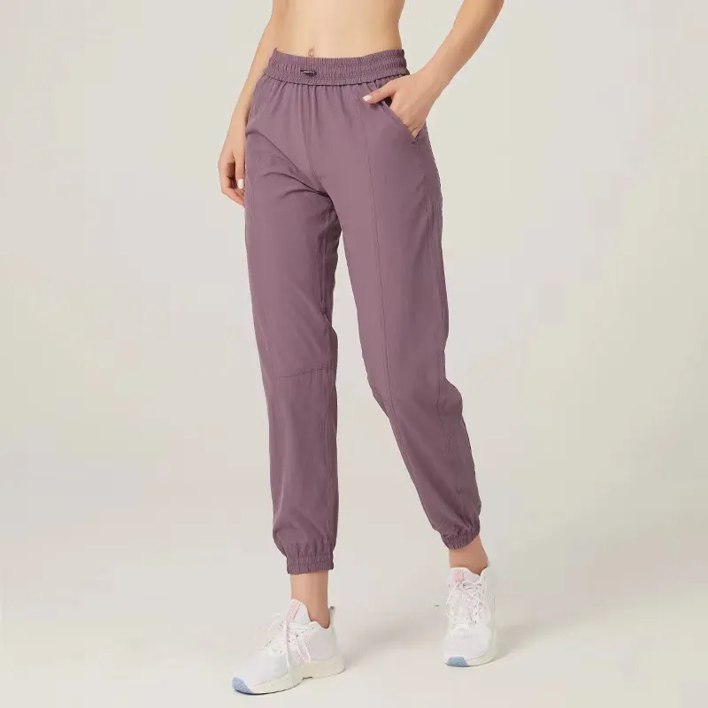 Lu 52 Yoga Outfit Womens Workout Sport Joggers Running Sweatpants With  Pocket From Moveupstore, $13.44