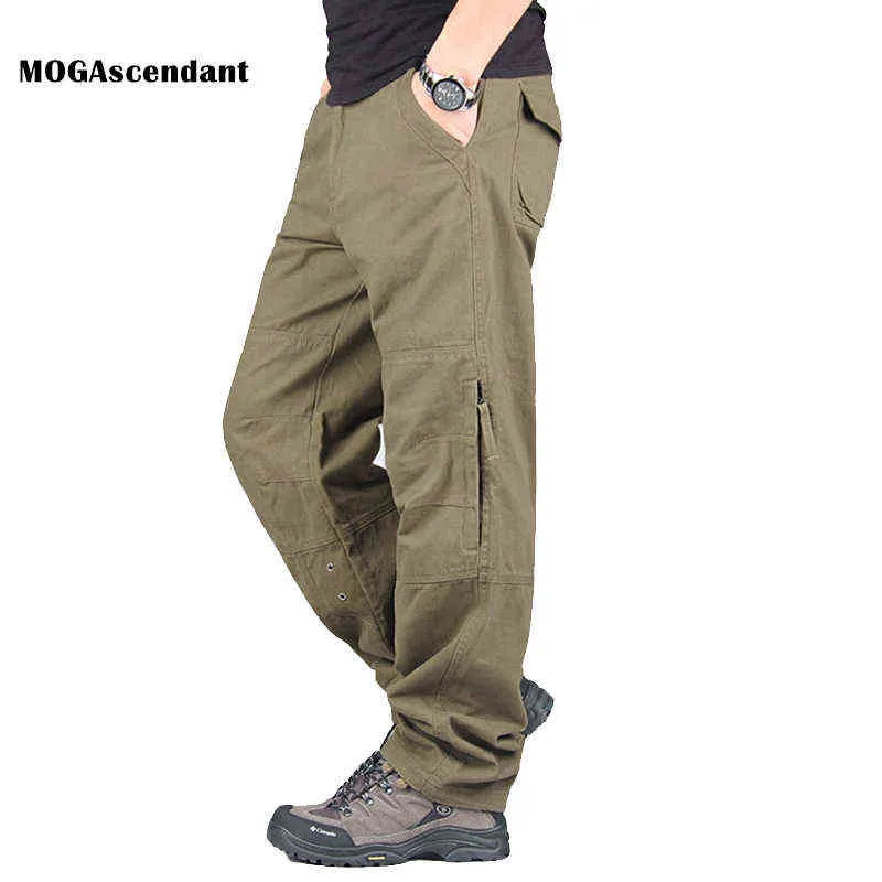 Pantaloni cargo tattici da combattimento da uomo SWAT Pantaloni militari dell'esercito Pantaloni multitasche in cotone elasticizzato flessibile Capispalla maschile Pantaloni casual H1223