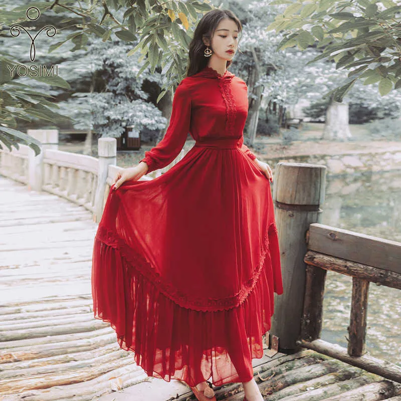 red maxi dresses